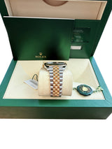 Rolex Datejust 41mm Steel Yellow Gold Steel Wimbledon Dial Mens Watch 126333