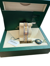Rolex Datejust 41mm Steel Yellow Gold Steel Wimbledon Dial Mens Watch 126333