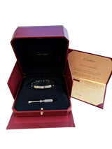 Cartier Love Bracelet 10 Diamonds Classic Model 18K White Gold Bangle