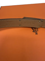 Hermes Kelly 18 Noir Epsom Calfskin Leather with Kelly Buckle Belt Rose Gold