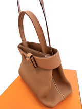 Hermès Medor Togo Swift Leather In Gold Handbag