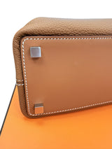 Hermès Medor Togo Swift Leather In Gold Handbag