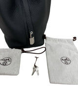 Hermes Picotin Lock Taurillon Clemence Leather Handbag With Palladium Hardware