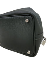 Hermes Picotin Lock Taurillon Clemence Leather Handbag With Palladium Hardware