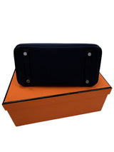 Hermès Birkin 25 Bleu Nuit Togo Leather With Palladium Hardware