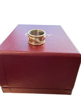 Cartier Panther Ring in 18 Karat White Yellow Gold Band