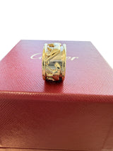 Cartier Panther Ring in 18 Karat White Yellow Gold Band