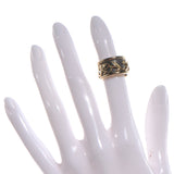 Cartier Panther Ring in 18 Karat White Yellow Gold Band