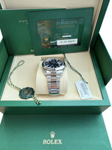 Rolex Datejust 41mm Blue Dial Smooth Bezel Oyster Bracelet Steel Watch 126300