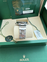 Rolex Datejust 41mm Blue Dial Smooth Bezel Oyster Bracelet Steel Watch 126300