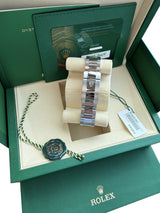Rolex Datejust 41mm Blue Dial Smooth Bezel Oyster Bracelet Steel Watch 126300