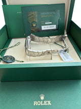 Rolex Datejust 41mm Blue Dial Smooth Bezel Oyster Bracelet Steel Watch 126300