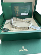 Rolex Datejust 41mm Blue Dial Smooth Bezel Oyster Bracelet Steel Watch 126300