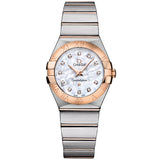 Omega Constellation White Mother of Pearl Dial Ladies Watch 123.20.27.60.55.001