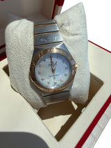 Omega Constellation White Mother of Pearl Dial Ladies Watch 123.20.27.60.55.001