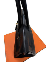 Hermès Birkin 35 Black De Coromandel Chevre Leather With Gold Hardware