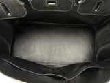 Hermès Birkin 35 Black De Coromandel Chevre Leather With Gold Hardware
