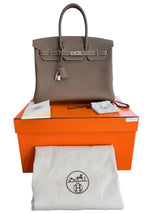 Hermès Birkin 35 Etoupe Togo Leather With Palladium Hardware Handbag