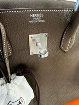 Hermès Birkin 35 Etoupe Togo Leather With Palladium Hardware Handbag