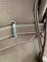Hermès Birkin 35 Etoupe Togo Leather With Palladium Hardware Handbag