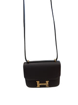 Hermes Mini Constance 18 Cross Body Gris Meyer Epsom Leather With Gold Hardware