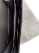 Hermes Mini Constance 18 Cross Body Gris Meyer Epsom Leather With Gold Hardware