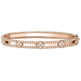 Van Cleef & Arpels Perlee Sweet Clovers Bracelet Small Model 18K Rose Gold