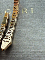 Bulgari Serpenti Viper One-Coil Bracelet With Pave Diamonds 18K Rose Gold