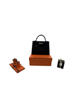 Hermès Kelly Sellier 32 Black Epsom Leather With Palladium Hardware