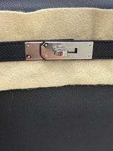 Hermès Kelly Sellier 32 Black Epsom Leather With Palladium Hardware
