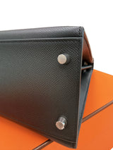 Hermès Kelly Sellier 32 Black Epsom Leather With Palladium Hardware
