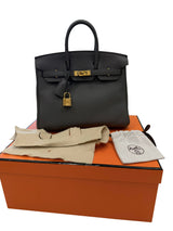 Hermès Birkin 25 Gris Meyer Togo Leather With Gold Hardware Handbag