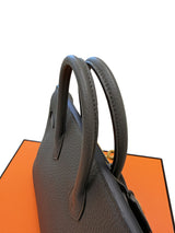 Hermès Birkin 25 Gris Meyer Togo Leather With Gold Hardware Handbag