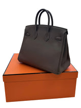 Hermès Birkin 25 Gris Meyer Togo Leather With Gold Hardware Handbag