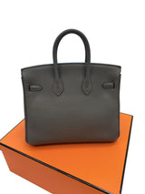 Hermès Birkin 25 Gris Meyer Togo Leather With Gold Hardware Handbag