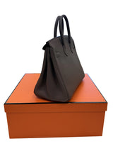 Hermès Birkin 25 Gris Meyer Togo Leather With Gold Hardware Handbag
