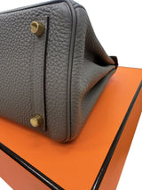 Hermès Birkin 25 Gris Meyer Togo Leather With Gold Hardware Handbag