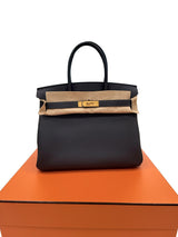 Hermes Birkin Size 30 Grimist Togo Leather With Gold Hardware Handbag