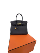 Hermes Birkin Size 30 Grimist Togo Leather With Gold Hardware Handbag