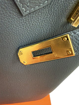 Hermes Birkin Size 30 Grimist Togo Leather With Gold Hardware Handbag