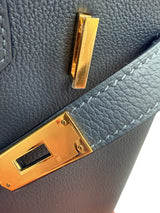 Hermes Birkin Size 30 Grimist Togo Leather With Gold Hardware Handbag