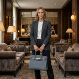 Hermes Birkin Size 30 Grimist Togo Leather With Gold Hardware Handbag