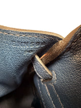 Hermès Birkin 25 Bleu De Prusse Togo Leather With Gold Hardware