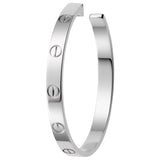Cartier Love Hoop Earrings Large Model 18K White Gold