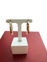 Cartier Trinity Hoop Earrings in 18k Yellow Gold White Gold & Rose Gold