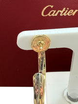 Cartier Trinity Hoop Earrings in 18k Yellow Gold White Gold & Rose Gold