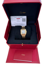 Cartier Panthère de Cartier 18K Yellow Gold Silvered Dial Watch WGPN0058