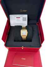 Cartier Panthère de Cartier 18K Yellow Gold Silvered Dial Watch WGPN0058