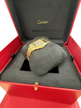 Cartier Panthère de Cartier 18K Yellow Gold Silvered Dial Watch WGPN0058