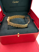 Cartier Panthère de Cartier 18K Yellow Gold Silvered Dial Watch WGPN0058